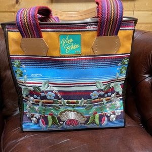 COPY - Gorgeous retired Consuela Classic Tote with embroidery and a few patches…